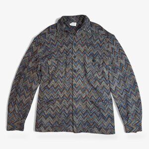 Missoni Chevron Knit Button-Up sweater cardigan– Designer Vintage Italy